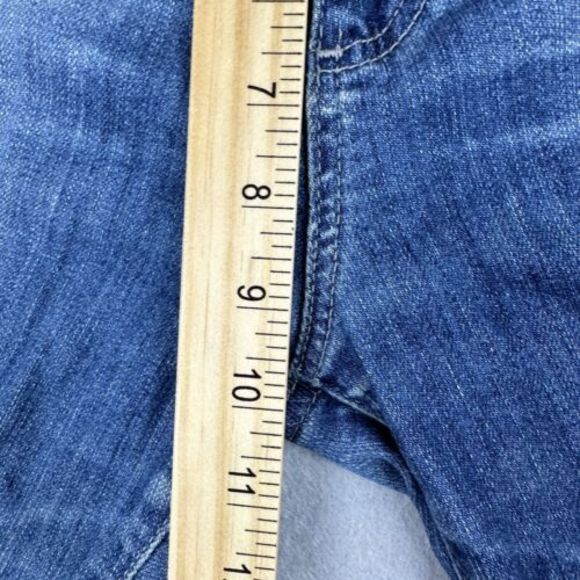 AG Adriano Goldschmied The Beau Slouchy Skinny Jeans Size 28R Women's Distressed - Picture 10 of 11